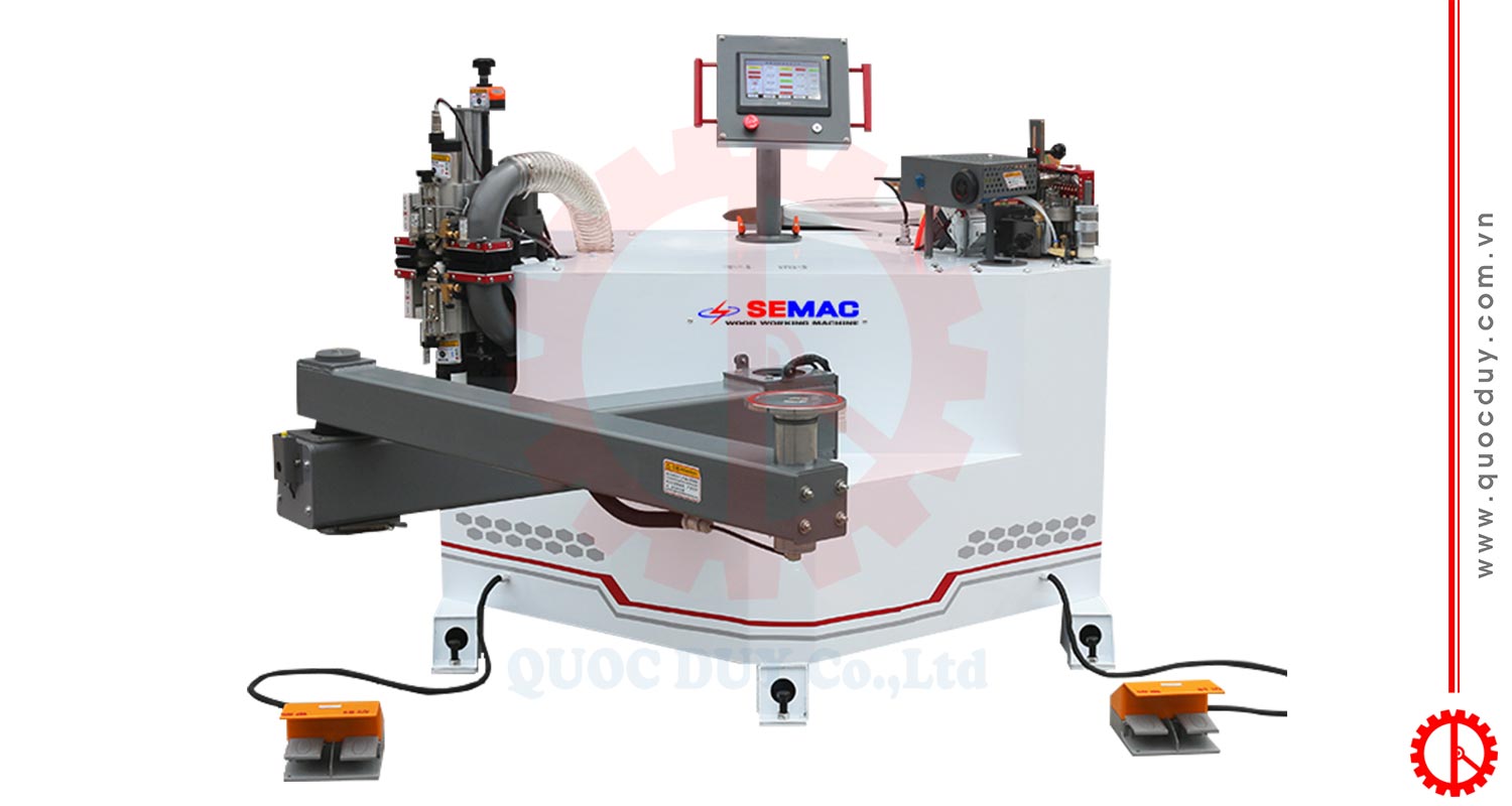 Máy dán cạnh cong đa năng | Quốc Duy