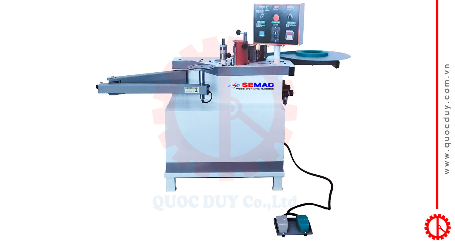 Máy Dán Cạnh Cong Đẩy Tay | Quốc Duy