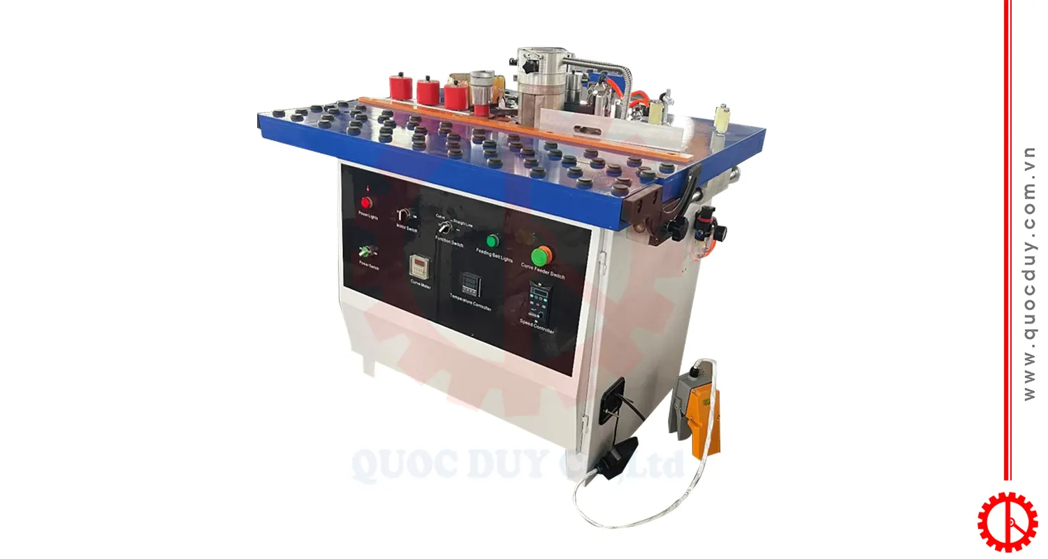 Máy dán cạnh nghiêng đẩy tay | Quốc Duy