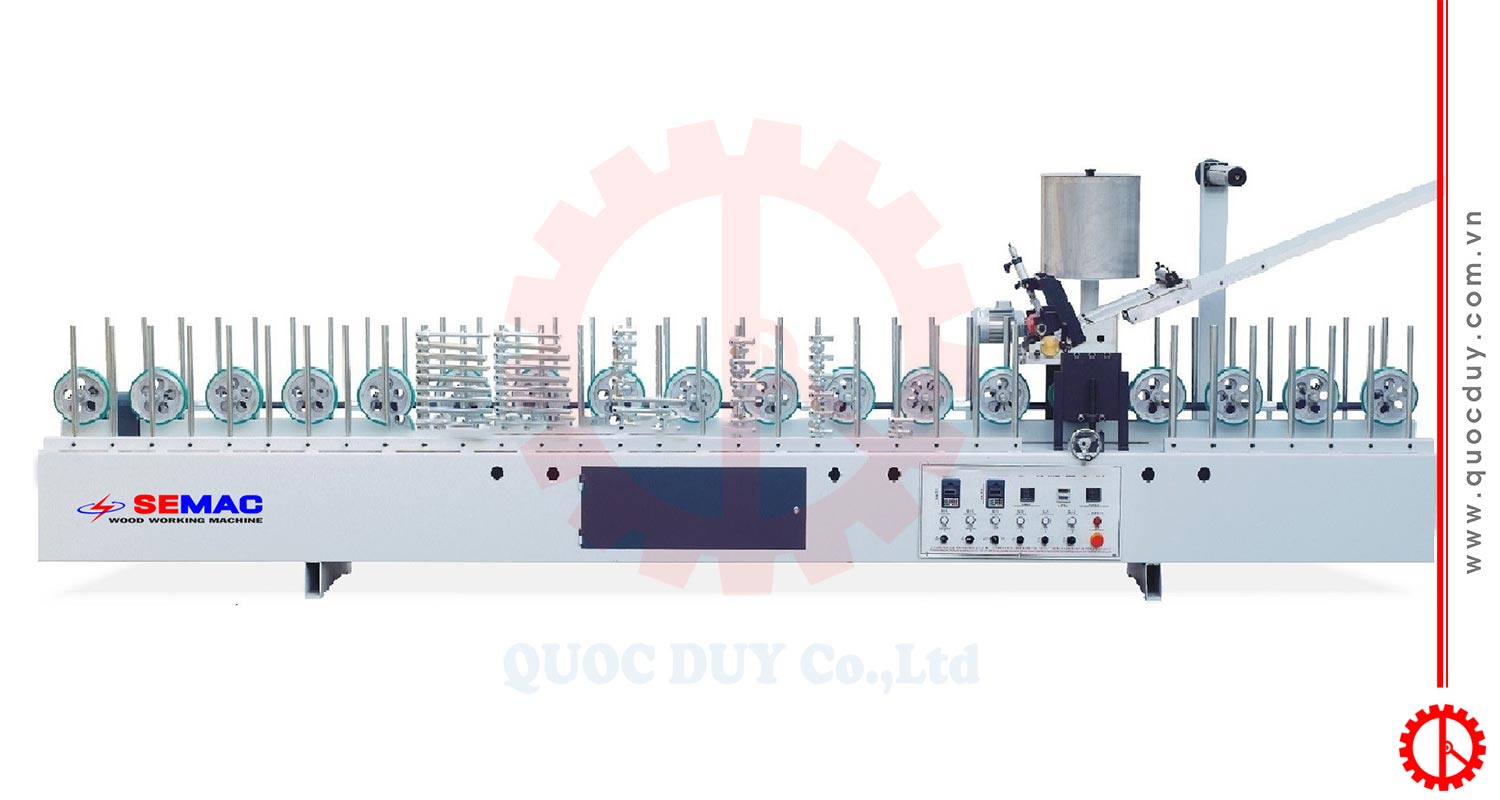 Máy dán cạnh profile keo eva EVA 400 | Quốc Duy