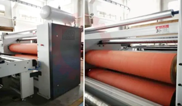 may dan giay phu laminate pvc keo pur