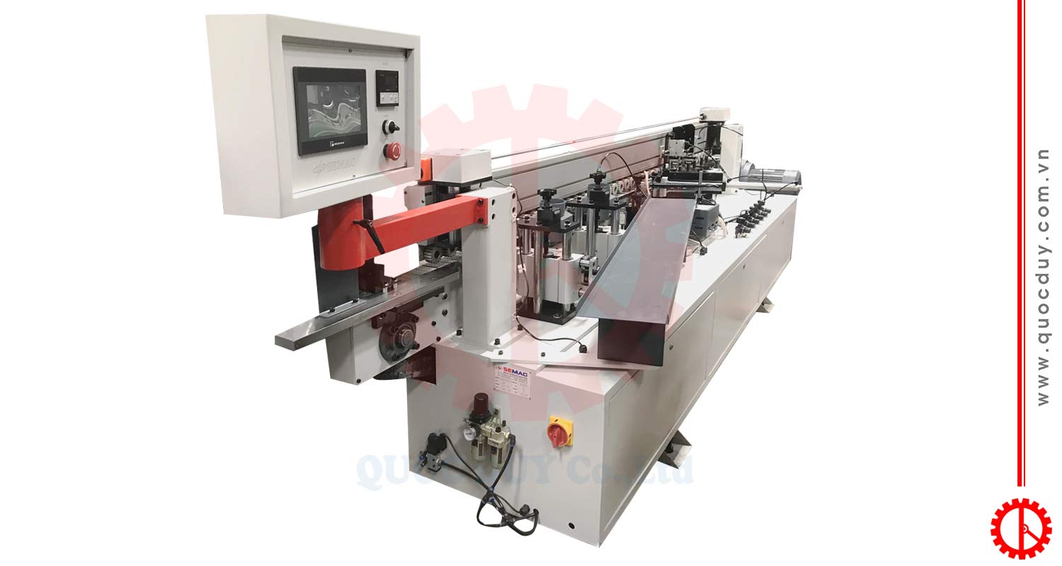 Máy dán nẹp L tự động - SMWM EDGE-L-EVA | Quốc Duy