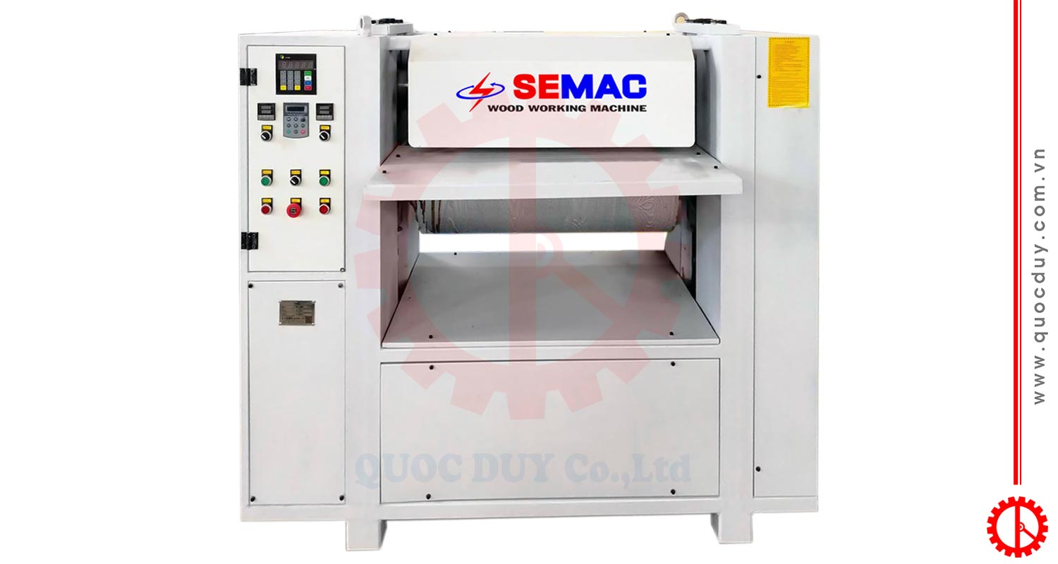 Máy dập vân gỗ 2 mặt khổ 6 tấc | Quốc Duy