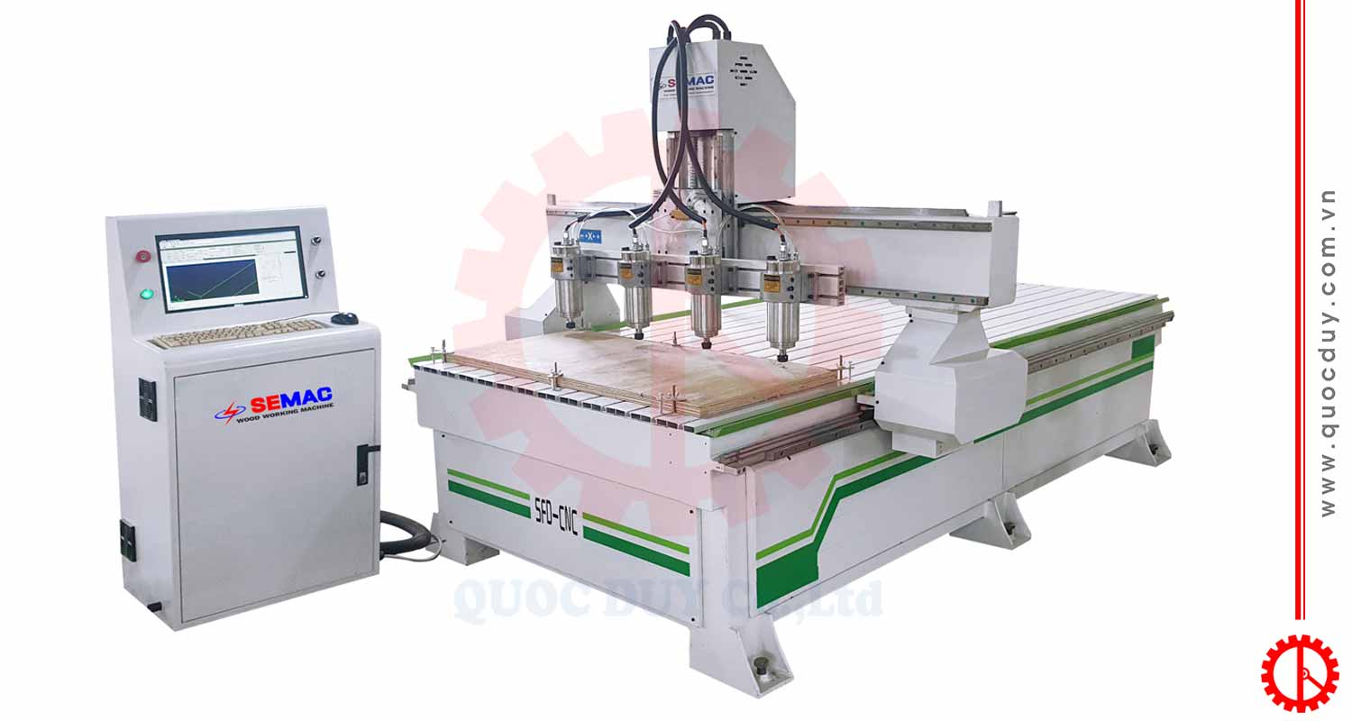 MÁY ĐIÊU KHẮC CNC 4 ĐẦU - SFDWT 1325