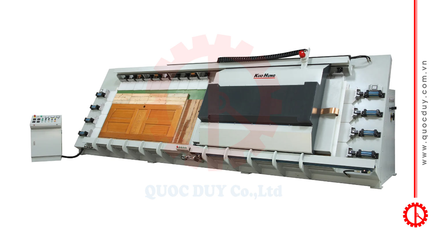 Máy Ép Cao Tần Chữ A 2 Bàn | Quốc Duy