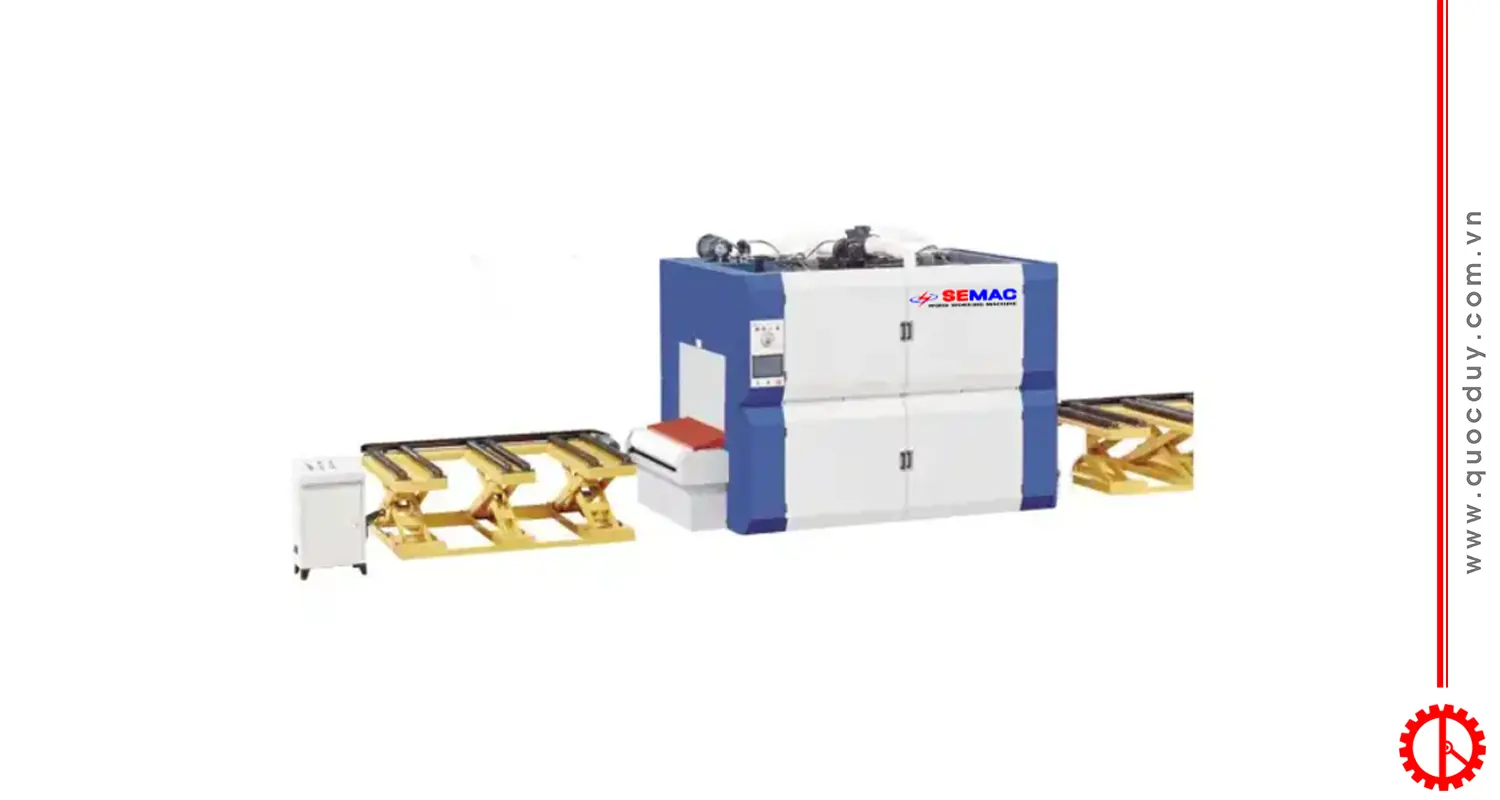 Máy ép cửa laminate tự động | Quốc Duy