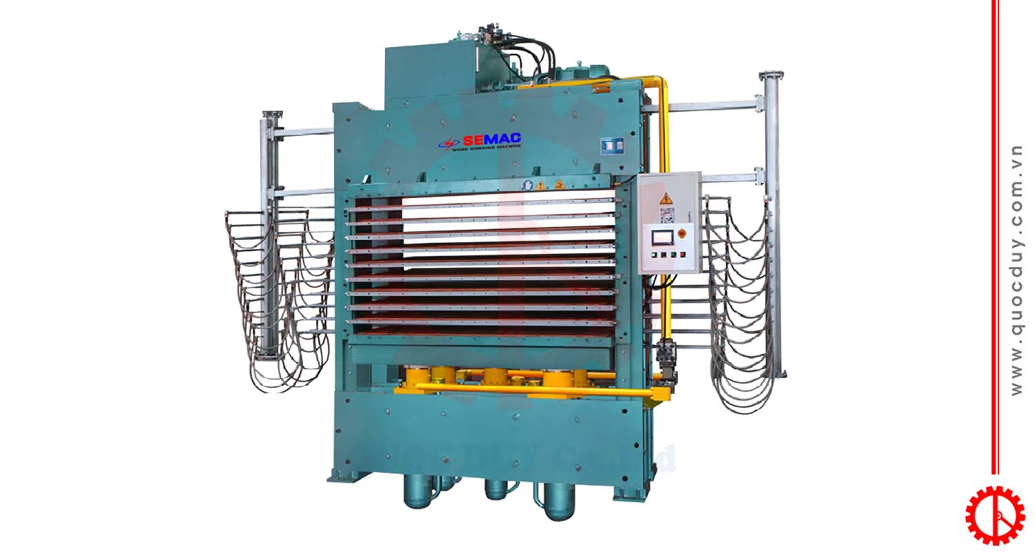 Máy ép nóng 10 khe 400 tấn