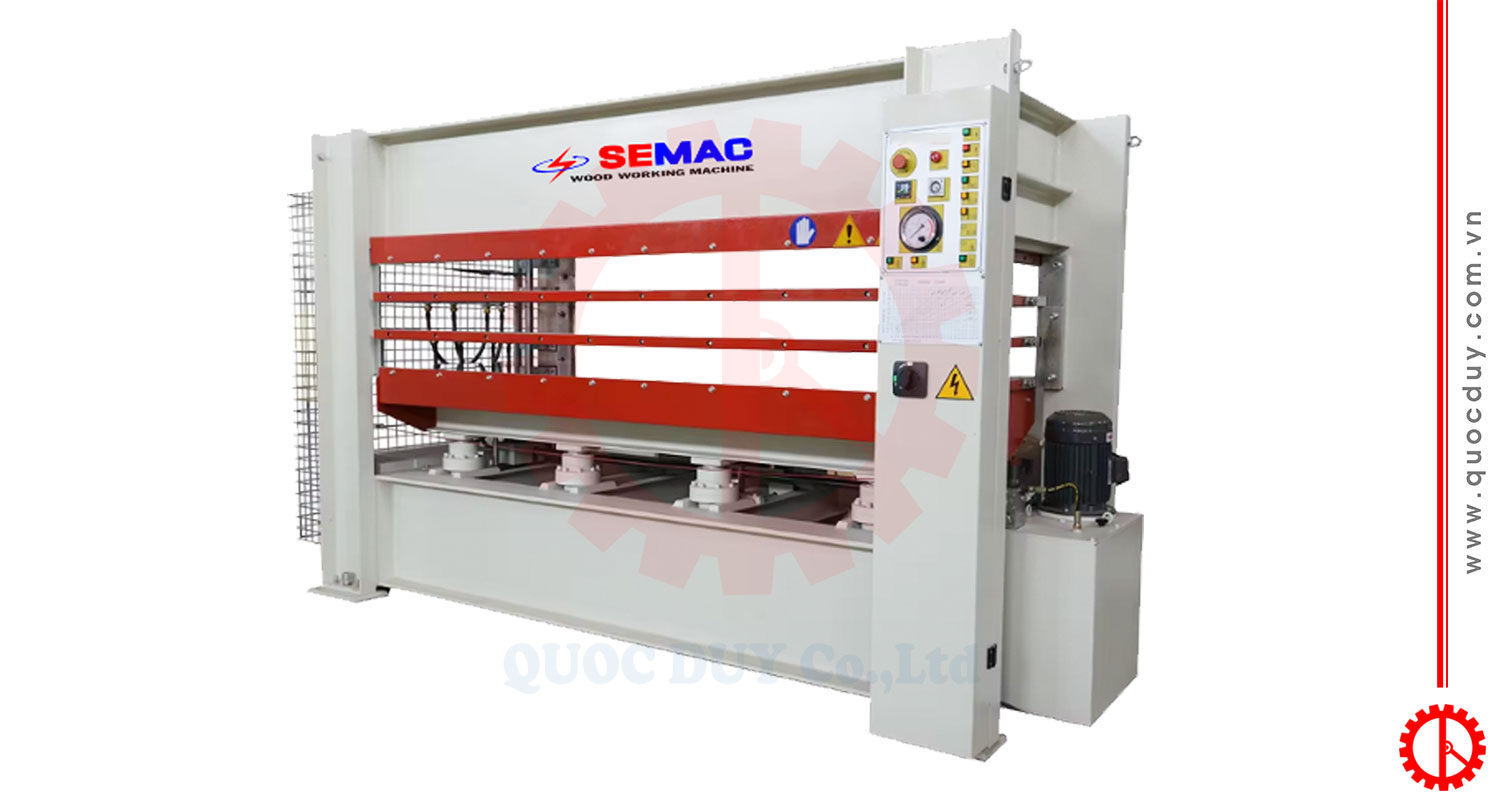 Máy ép nóng 3 khe 350 tấn | Quốc Duy