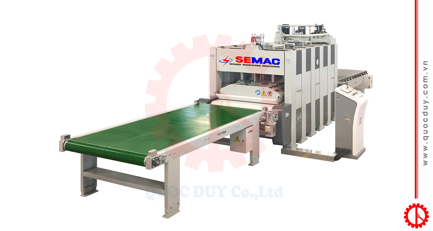 Máy Ép Nóng Dạng Băng Tải 160 Tấn | Quốc Duy