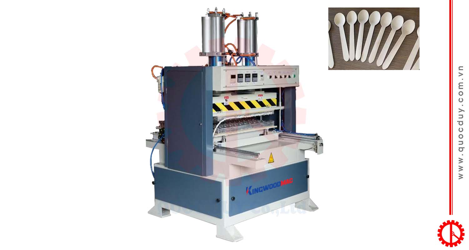 Máy ép nóng - ép muỗng tre