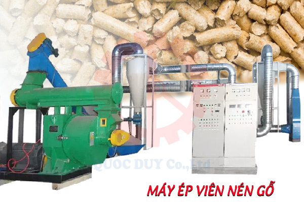 Máy ép viên nén gỗ | Quốc Duy