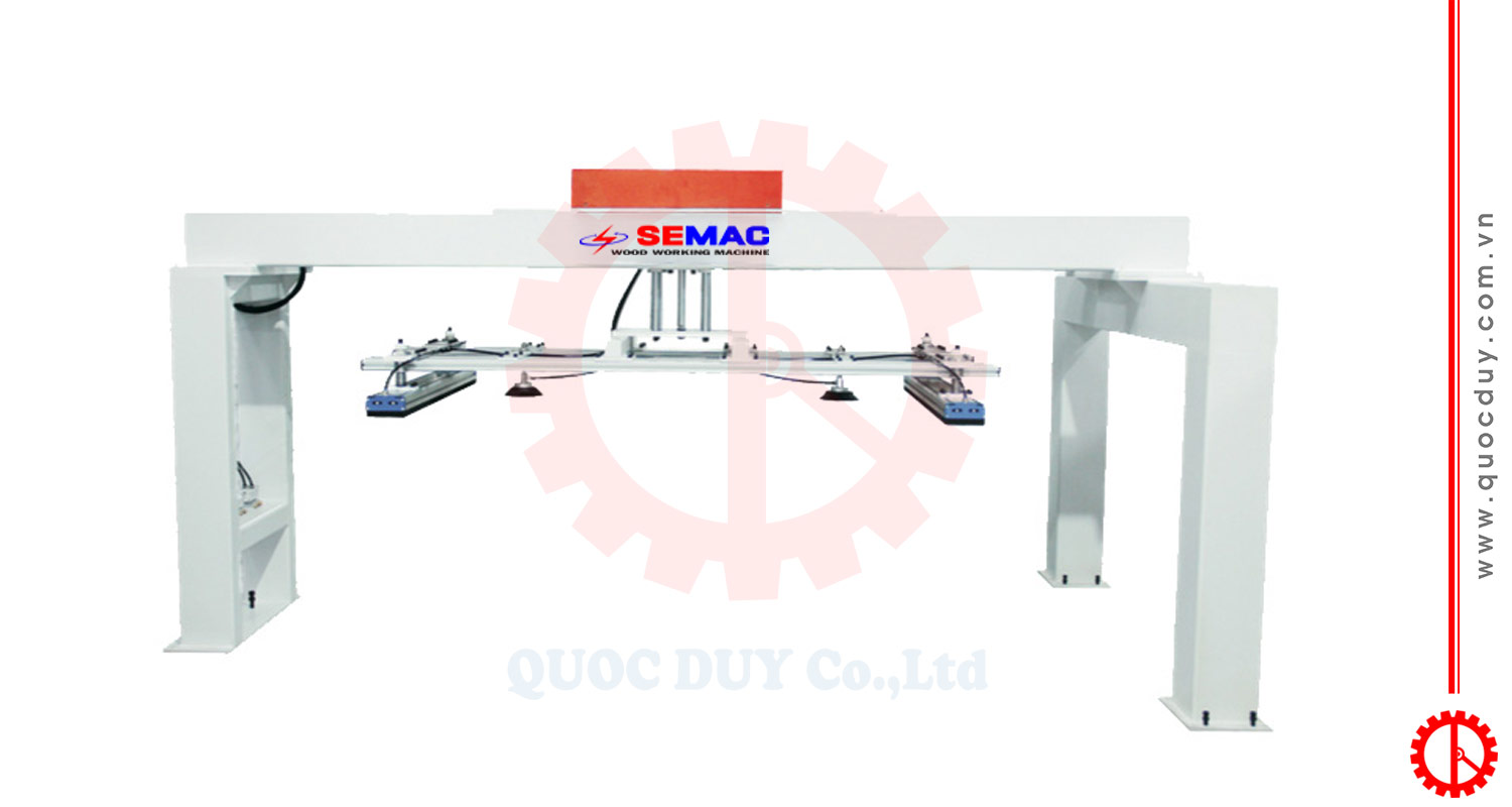 Máy gắp ván tự động xoay 90 độ hoặc 180 độ | QUỐC DUY