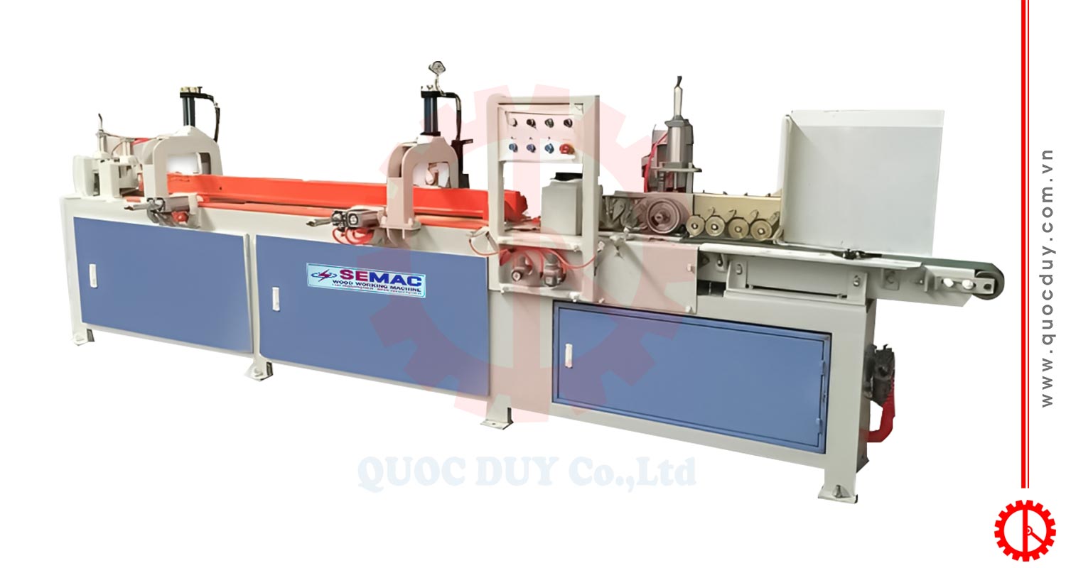 Máy ghép dọc finger bán tự động