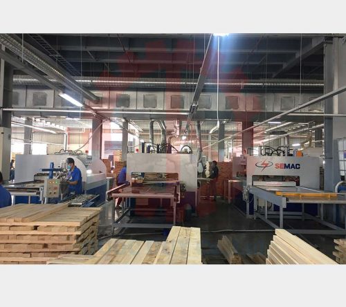 Máy ép gỗ ngang cao tầng cho ván dày | Quốc Duy