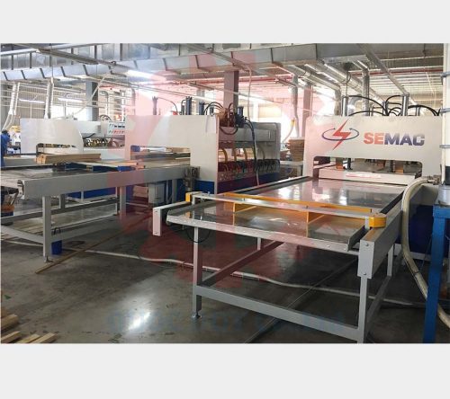 Máy ép gỗ ngang cao tần 2 | Quốc Duy