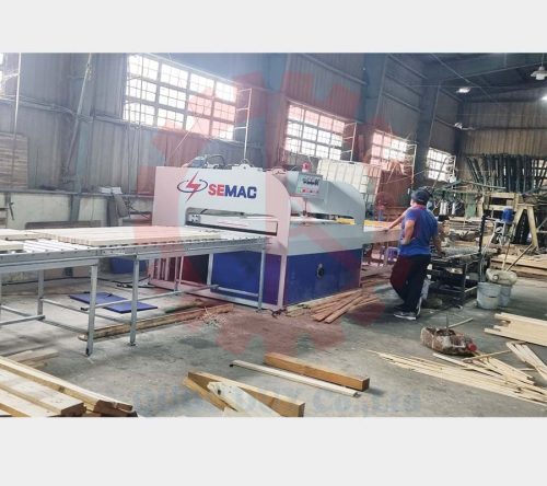 Máy ghép gỗ ngang cao tần | Quốc Duy