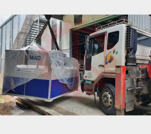 Máy ghép gỗ ngang cao tần SM 84H35 khách Đồng Nai | Quốc Duy