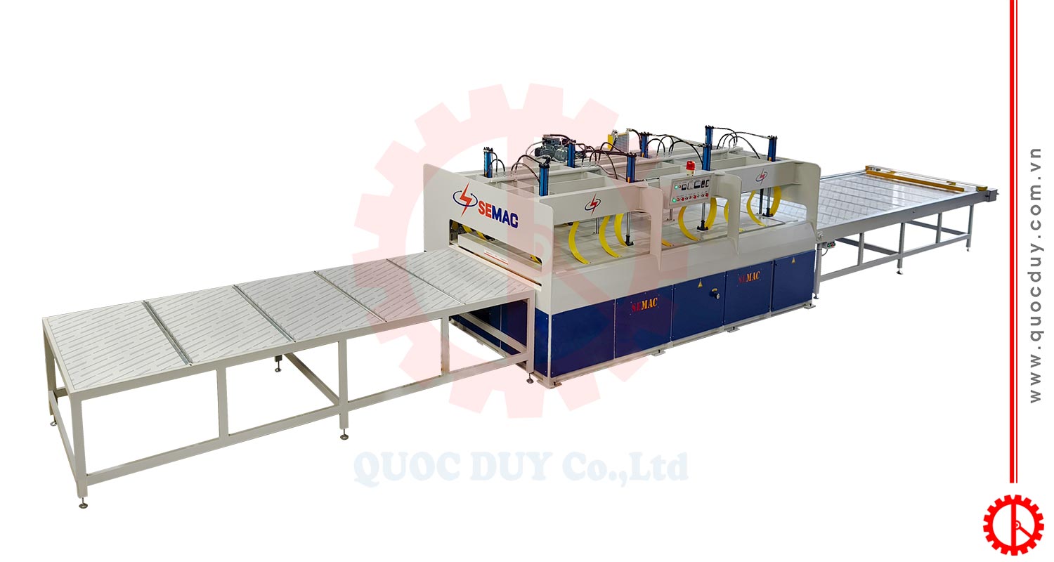 Máy Ghép Ngang Cao Tần Ghép Tấm 5M | Quốc Duy