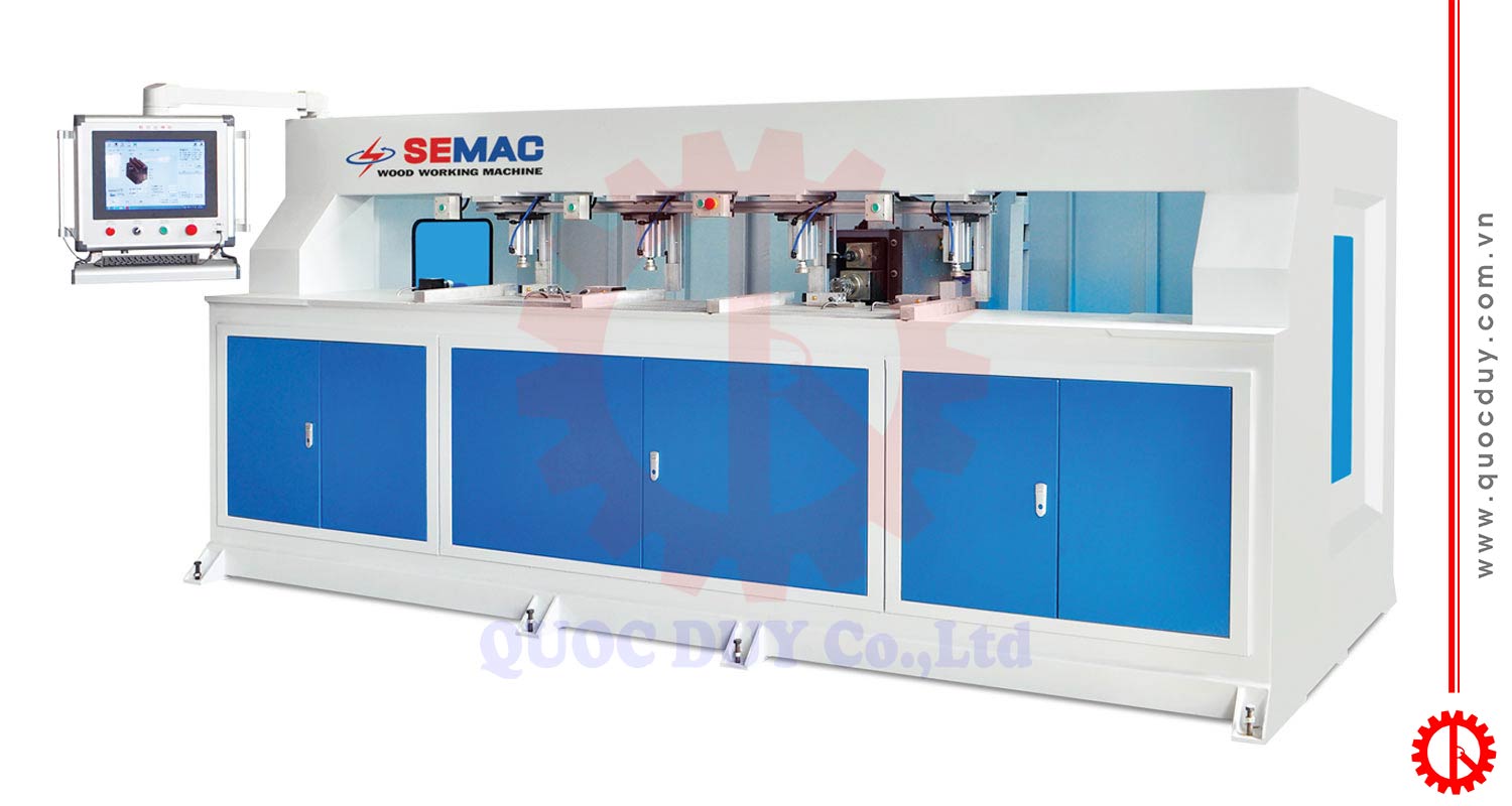 Máy gia công làm mộng âm dương cnc | Quốc Duy