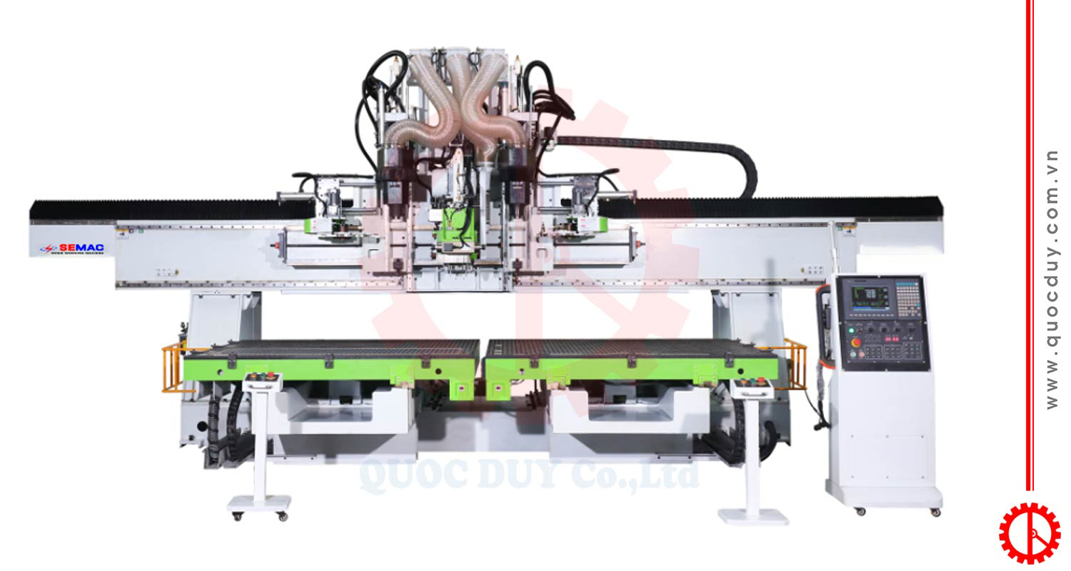 Máy gia công trung tâm 2 bàn tải nặng SM RT 1818x2 ATC2+G+PT | Quốc Duy