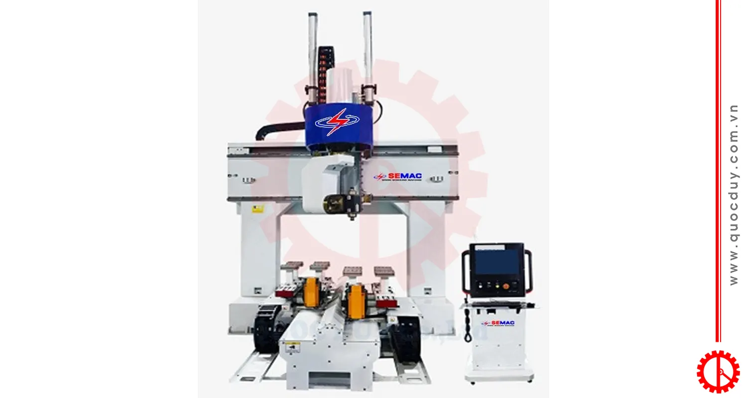 Máy gia công trung tâm CNC 5 trục 1600mm | Quốc Duy
