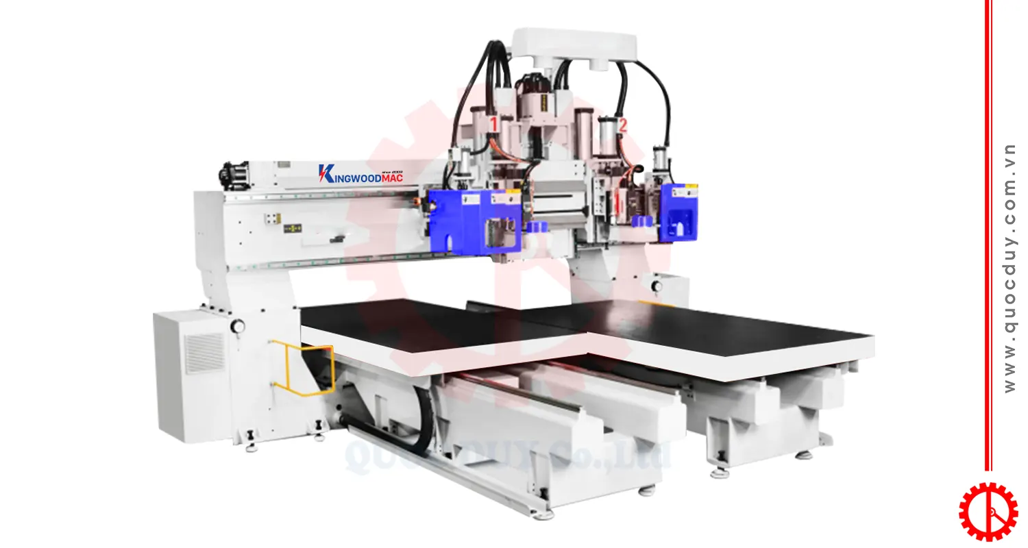 Máy gia công trung tâm CNC 2 bàn | Quốc Duy