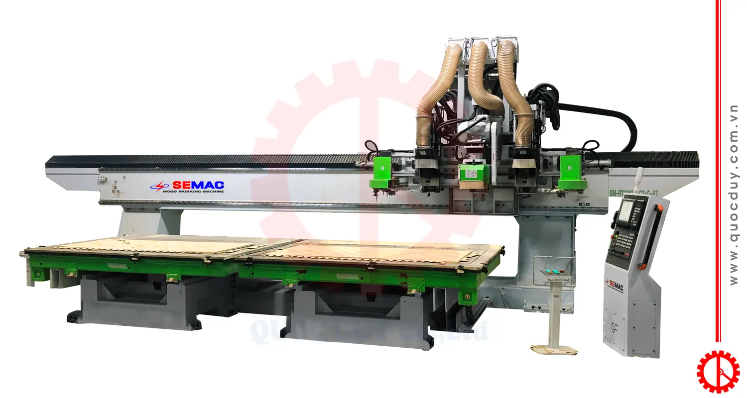 Máy gia công trung tâm cnc 2 bàn | Quốc Duy