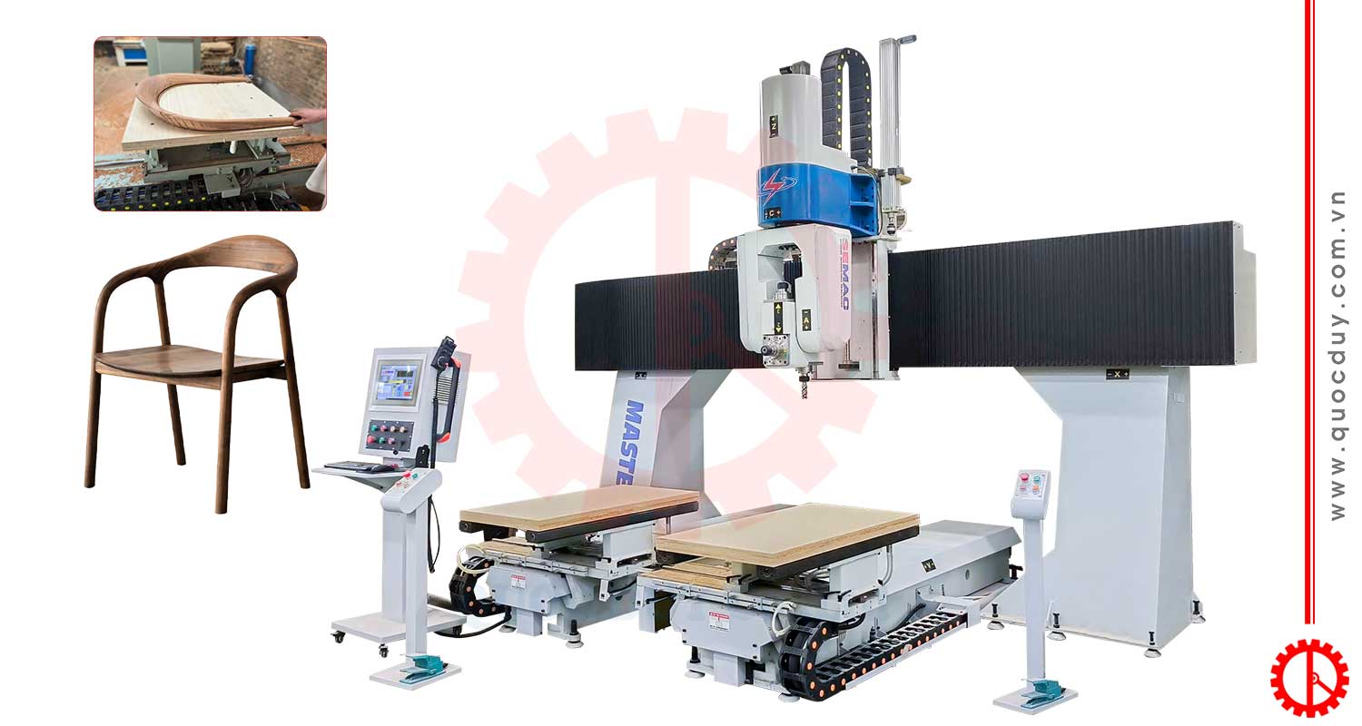 Máy Gia Công Trung Tâm CNC 5 Trục | Quốc Duy