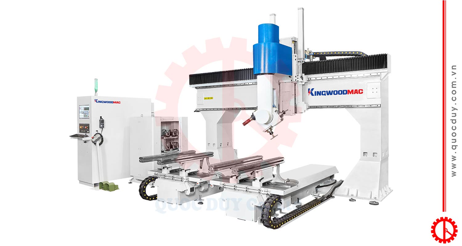 Máy Gia Công Trung tâm CNC 5 Trục 2 Bàn | Quốc Duy