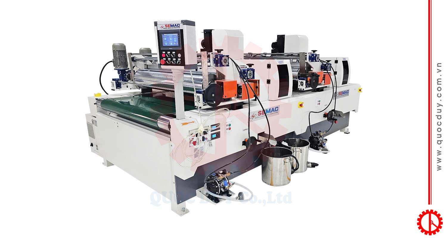 Máy In Vân Gỗ Tự Nhiên 2 Màu | Quốc Duy