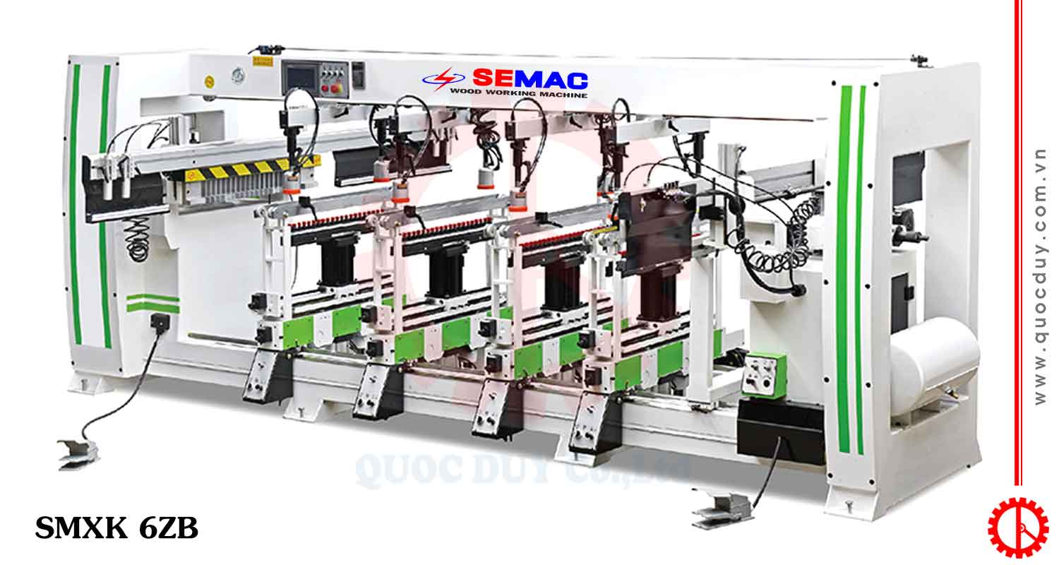 Máy khoan cam liên kết 6 giàn - AMXK 6ZB | Quốc Duy