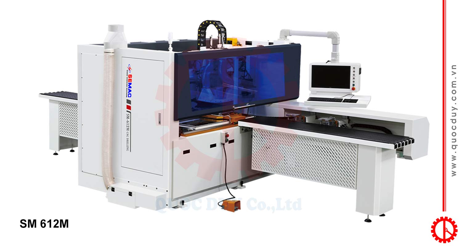 Máy khoan cnc 6 mặt cao tốc - SM 612 | Quốc Duy