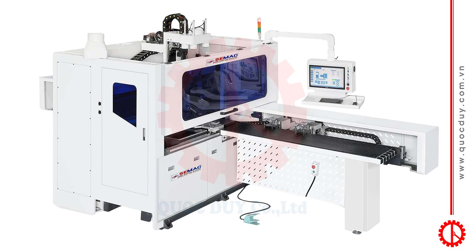 Máy khoan CNC 6 mặt phôi