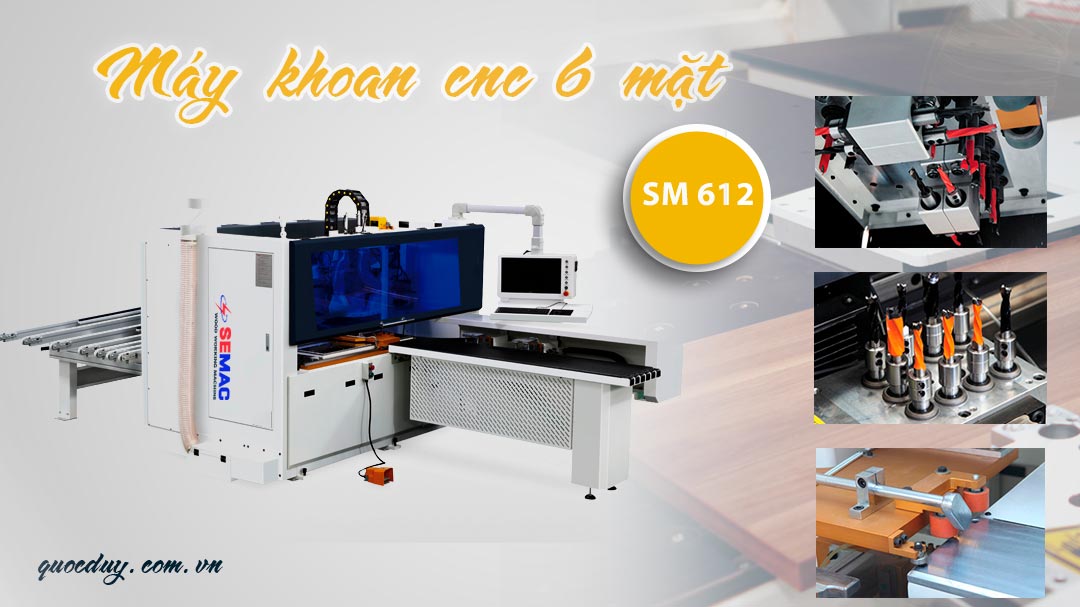 máy khoan cnc 6 mặt quét mã vạch tự động