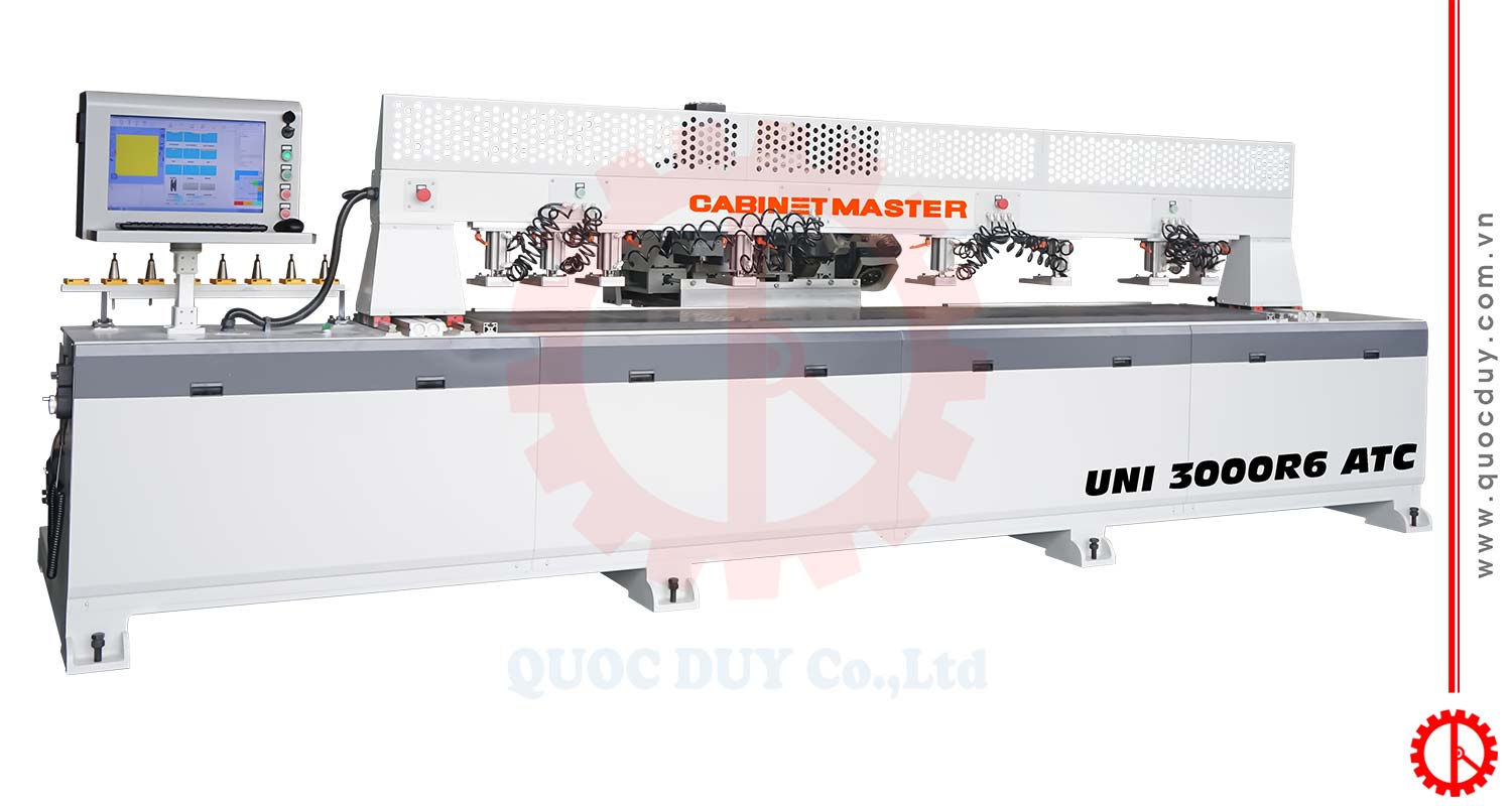 Máy khoan đục ổ khóa bản lề thay dao tự động | Quốc Duy