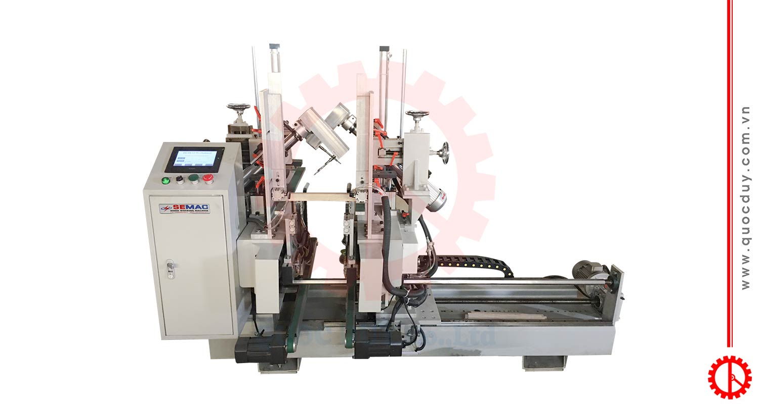 Máy Khoan Góc Nghiêng 2 Đầu | Quốc Duy