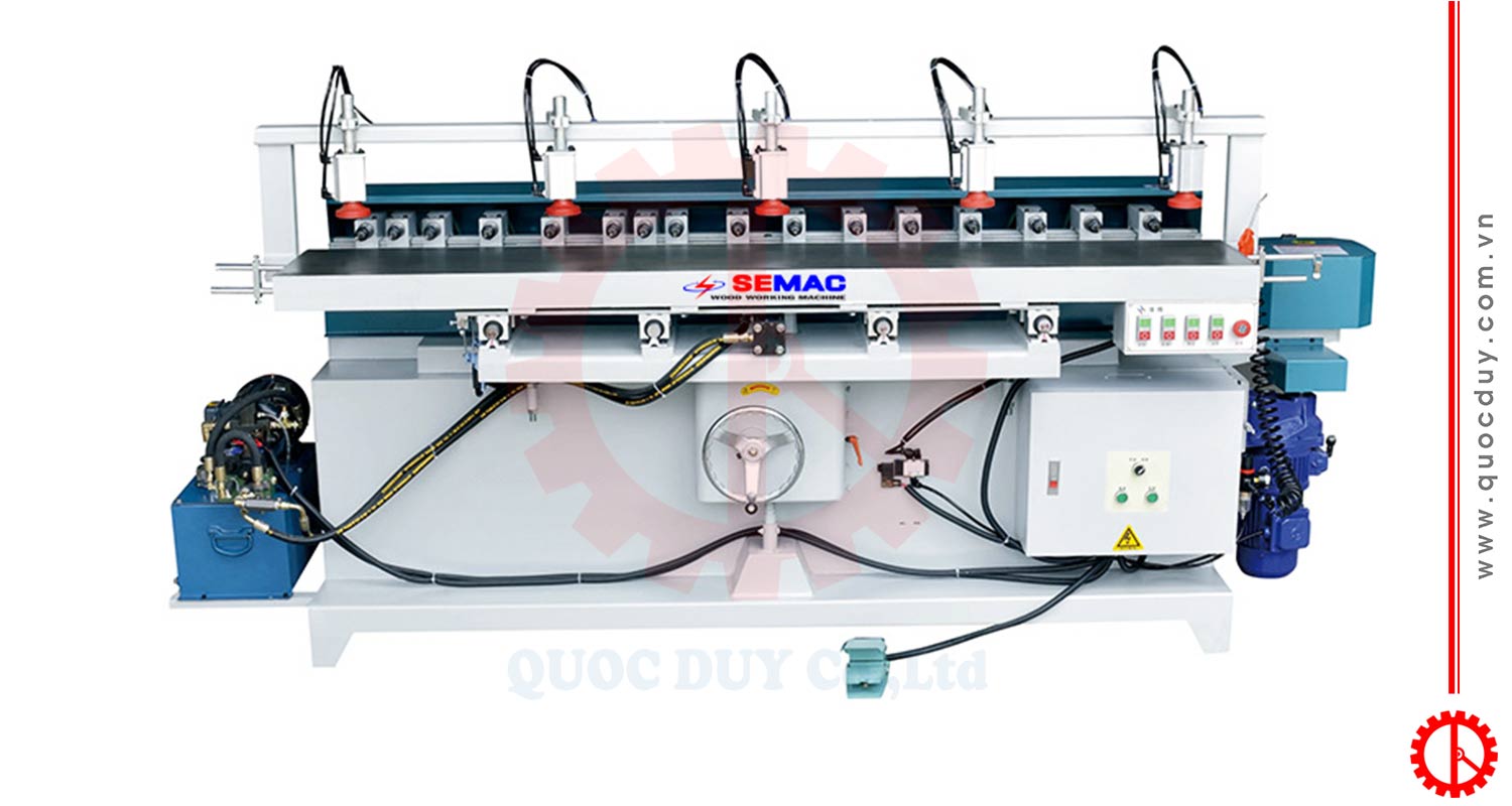 Máy khoan lắc mộng âm 16 đầu - SMBL 816 | Quốc Duy