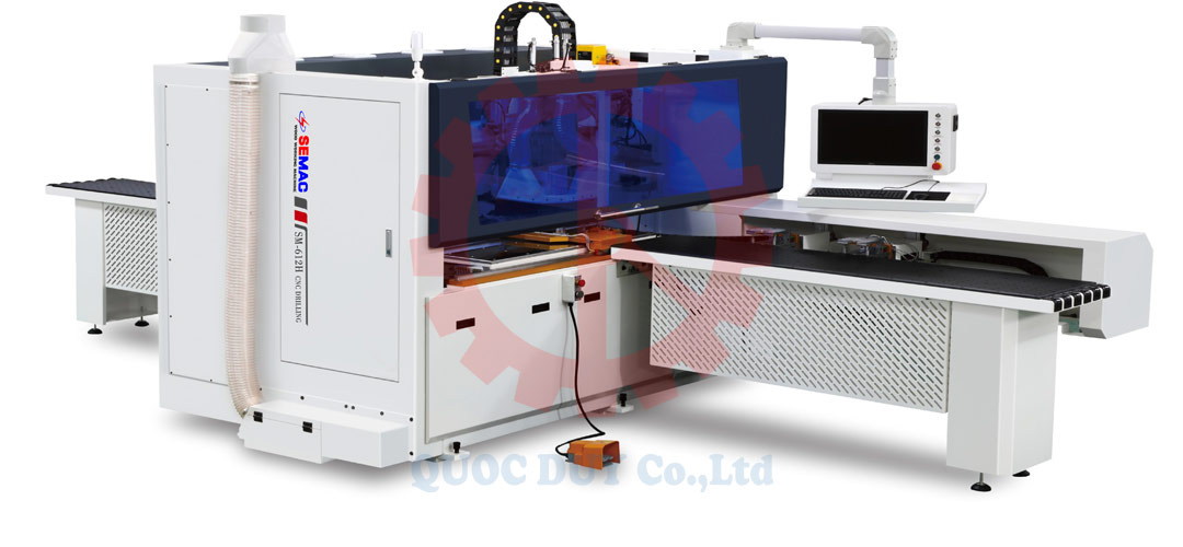 Máy khoan ngang CNC 6 mặt