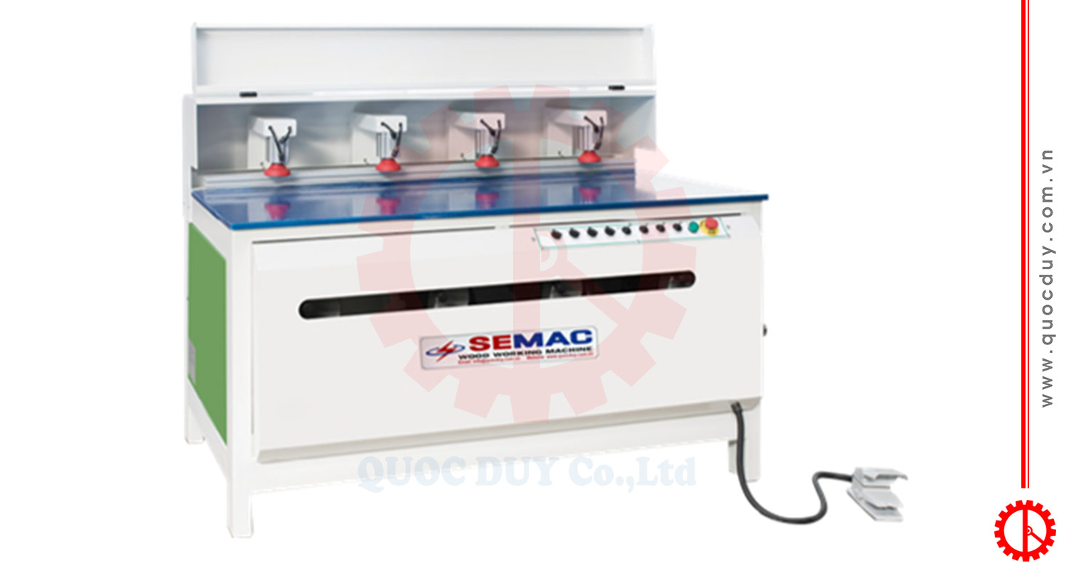 Máy Khoan Tấm Xéo 4 Đầu | Quốc Duy