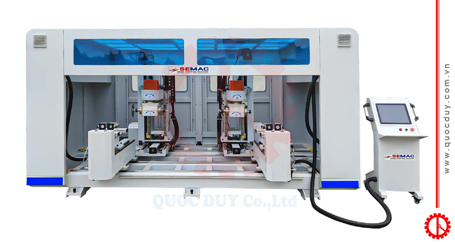 Máy Mộng Dương CNC 5 Trục 2 Đầu | Quốc Duy