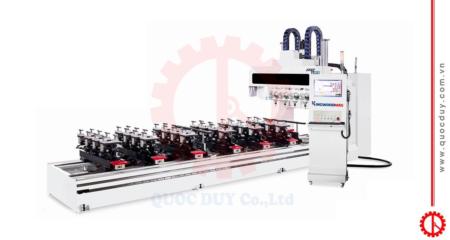 MÁY PHAY CNC 16 ĐẦU TẢI NẶNG BÀN LẬT LÀM MỘNG ÂM DƯƠNG