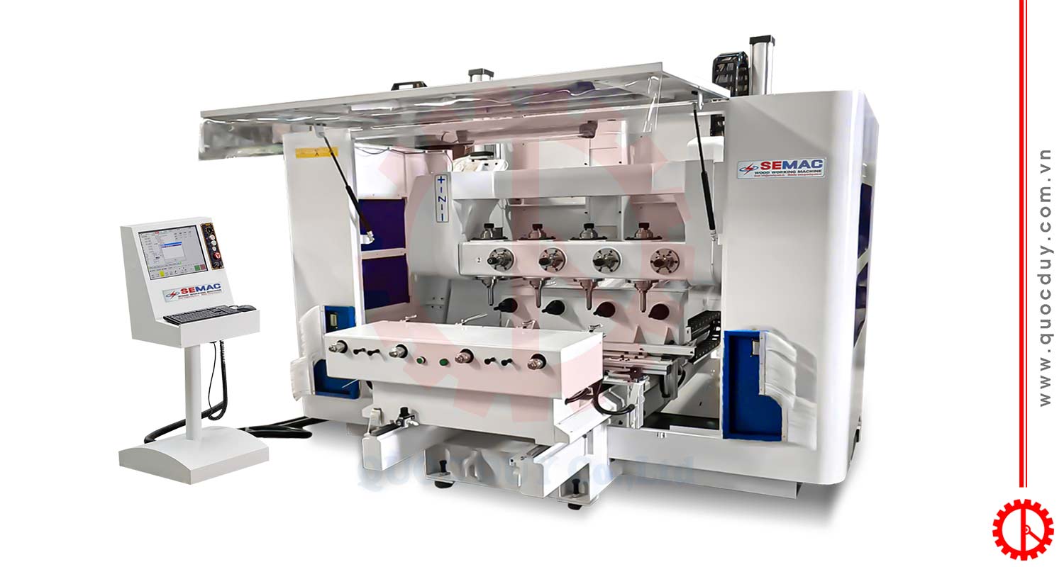 Máy phay CNC 4 trục 16 dao 1 bàn