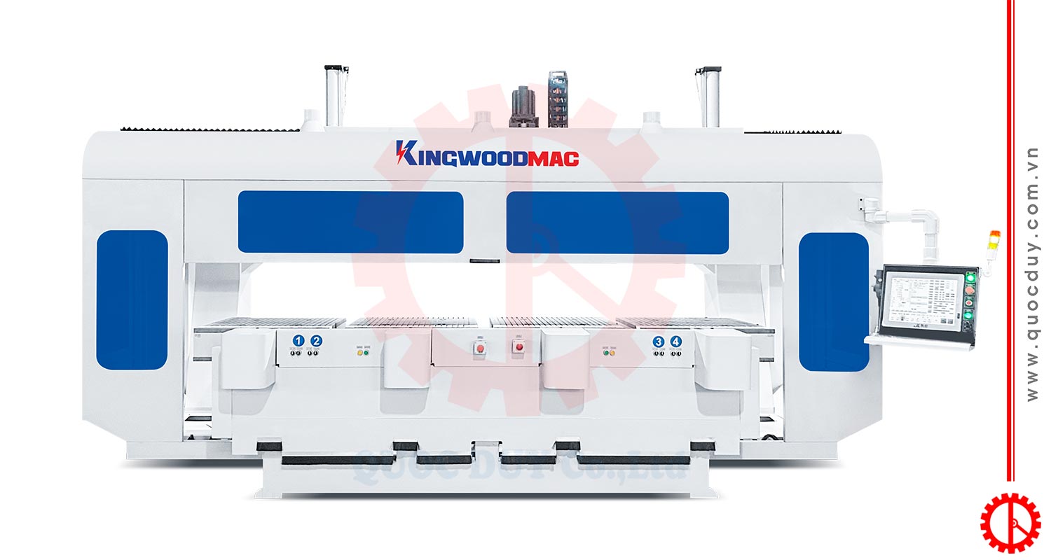 Máy Phay CNC 3D 5 Trục 16 Dao 4 Bàn Lật Xoay Phôi | Quốc Duy