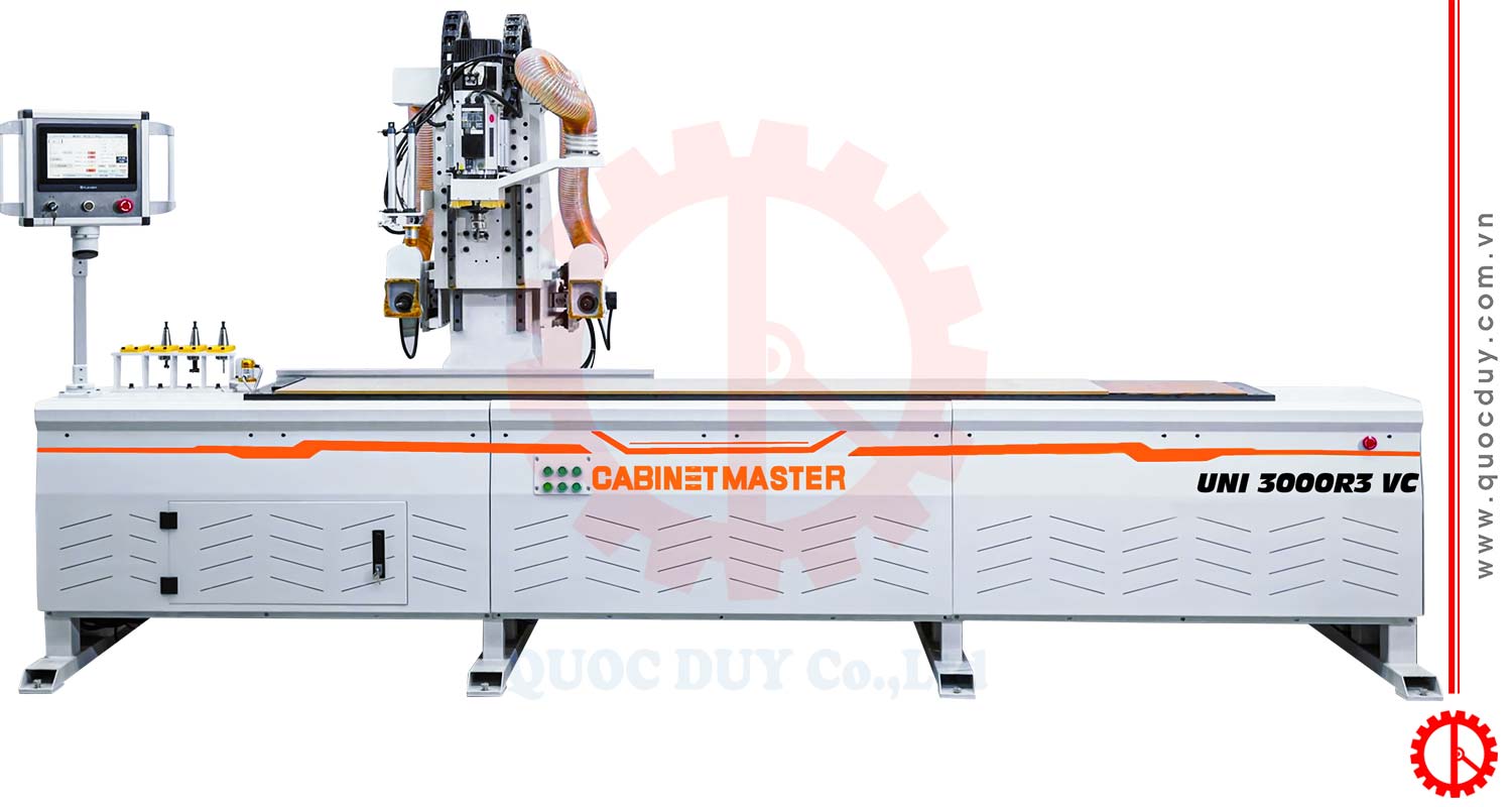 Máy phay khoan cnc 2 phương 3 trục thay dao tự động | Quốc Duy