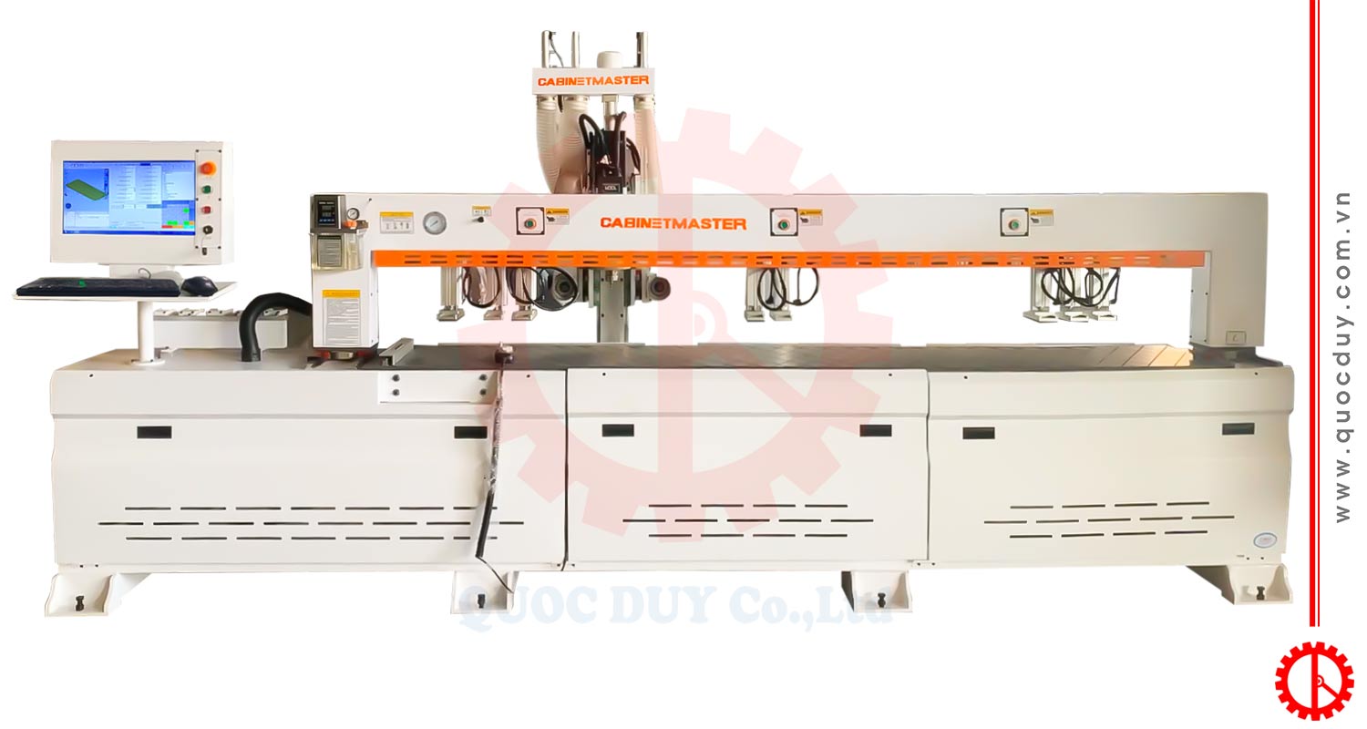 Máy phay khoan CNC 2 phương 3 trục thay dao tự động | Quốc Duy