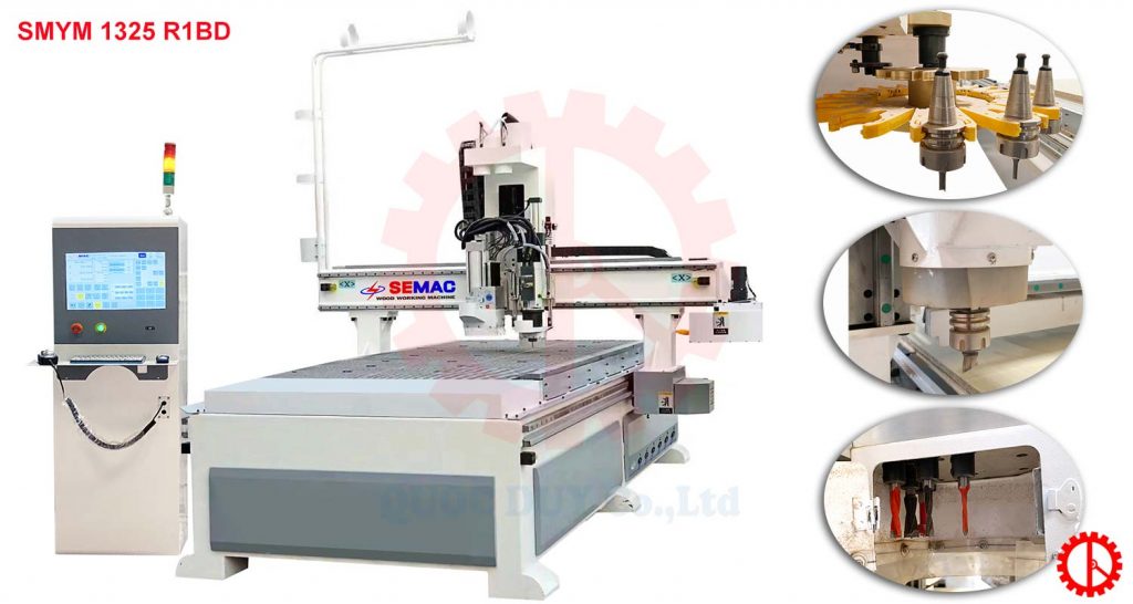Máy phay khoan cnc router 1325 | Quốc Duy