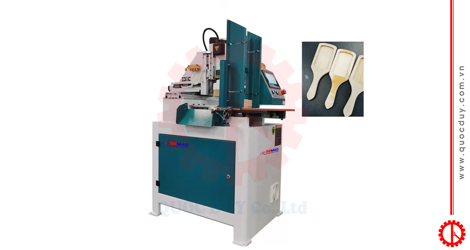 Máy phay lược gỗ CNC | Quốc Duy