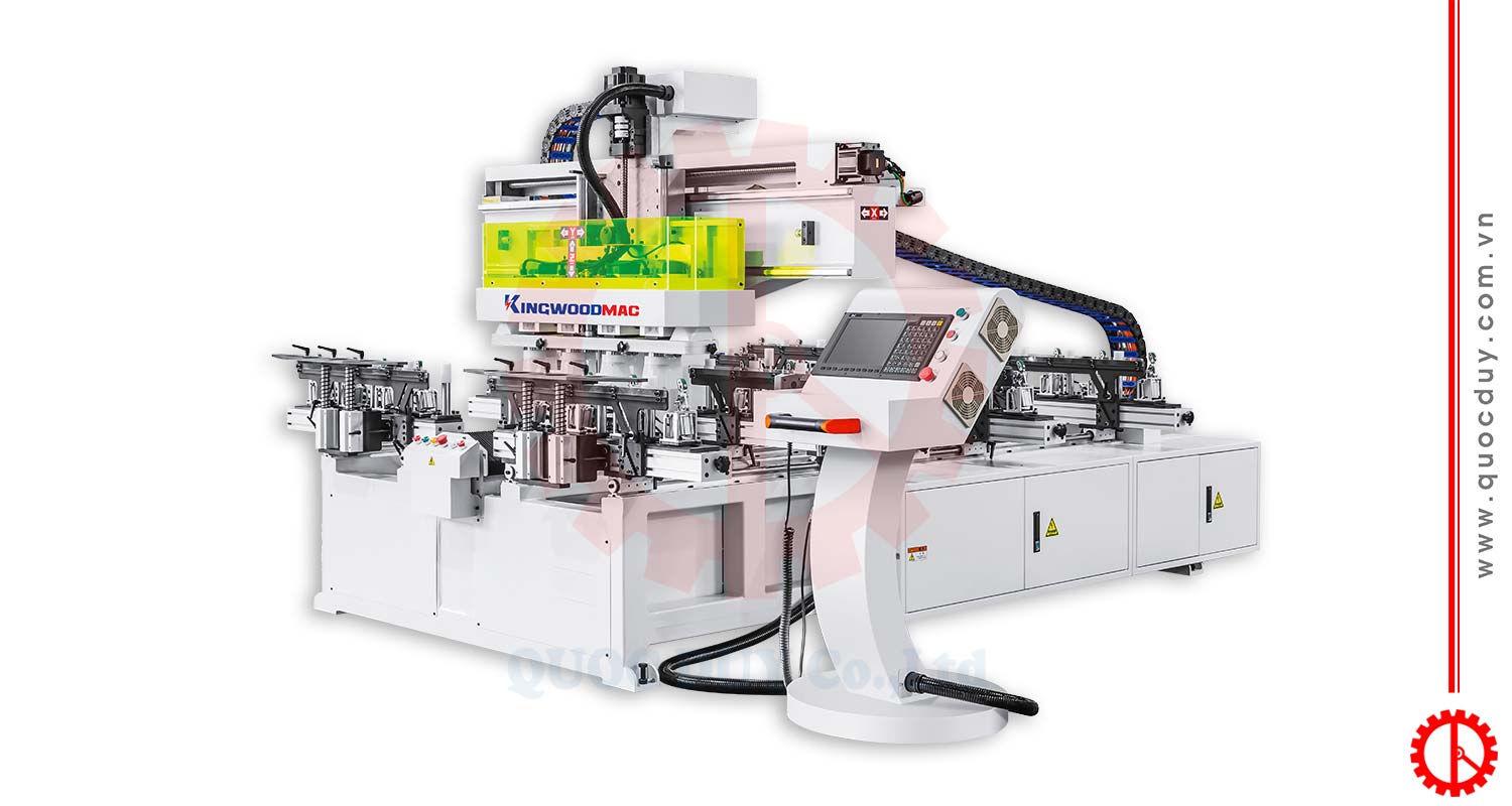 Máy phay mộng âm CNC 4 đầu 2200mm