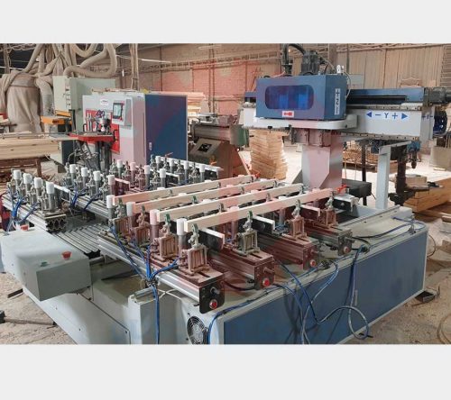 Máy phay mộng âm CNC 4 đầu | Quốc Duy