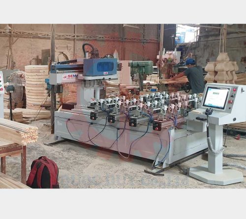 Máy phay mộng âm CNC 4 đầu SDC 1500 4 4 | Quốc Duy